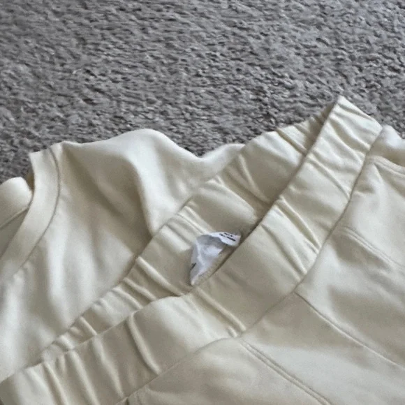 Mango Women's Cream Pants & Top Loungewear Set - Picture 6 of 8